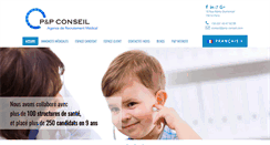 Desktop Screenshot of pnp-conseil.com