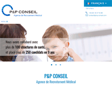 Tablet Screenshot of pnp-conseil.com